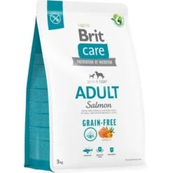 3 Kg Brit Care Hundefutter Adult - Lachs Getreidefrei
