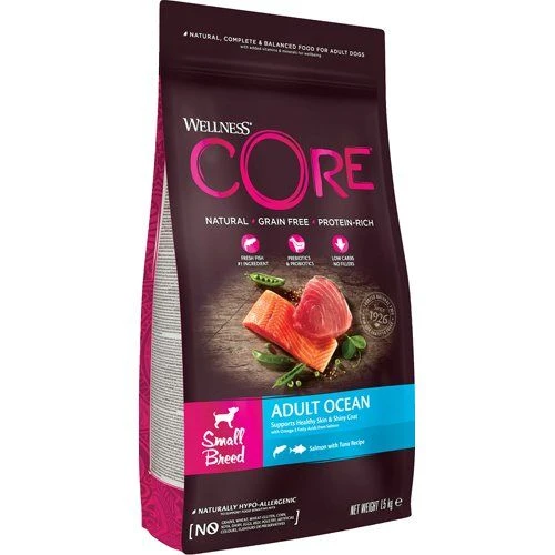CORE Hundefutter Adult Small Breed Original Mit Lachs Und Thunfisch - Getreidefrei 1 CORE Hundefutter Adult Small Breed Original Mit Lachs Und Thunfisch - Getreidefrei