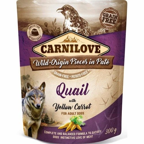 12 X 300 G Beutel Carnilove Hundefutter Pastete Mit Pute Und Wachtel Mit Möhren - Getreidefrei 1 12 X 300 G Beutel Carnilove Hundefutter Pastete Mit Pute Und Wachtel Mit Möhren - Getreidefrei
