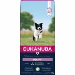 12 Kg Eukanuba Welpenfutter Small Und Medium Breed Mit Lamm Und Reis