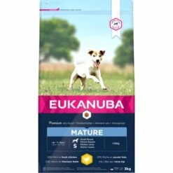 3 Kg Eukanuba Hundefutter Adult Und Senior - Bis 10 Kg Mit Huhn