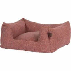 Fantail ECO Hundebett Fire Brick Mit Einstieg Rot - Rosa