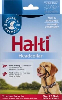 HALTI Halti No Pull Harness Trainingsgeschirr - Schwarz Halsumfang 40 - 53 Cm