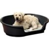 Hundebett Cosy Air Aus Kunststoff Größe 65 - Länge 78 Cm Schwarz