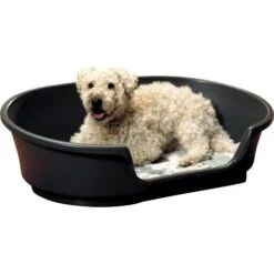 Hundebett Cosy Air Aus Kunststoff Größe 65 - Länge 78 Cm Schwarz