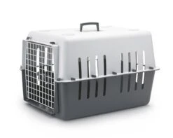 Transportbox Für Katzen Und Hunde Anthrazit Grau Trotter 4 - 66 X 47 X 43 Cm