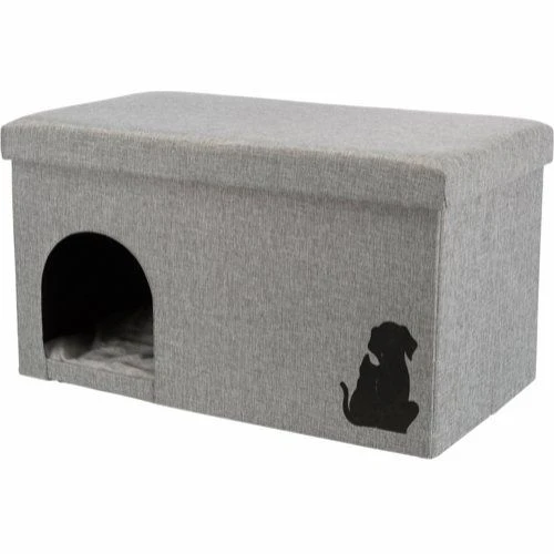 Trixie Höhle Kimy Für Hunde Und Katzen 72 X 40 X 40 Cm Hellgrau 1 Trixie Höhle Kimy Für Hunde Und Katzen 72 X 40 X 40 Cm Hellgrau