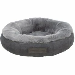 Trixie Liano Hundebett Rund Grau 5 Trixie Liano Hundebett Rund Grau -WoofyMart Verkaufsladen Liano seng oe 50 cm graa 4057589379757 p