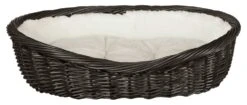 Trixie Hundekorb Aus Weide Mit Futter Und Kissen - 60 Cm