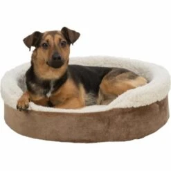 Trixie Cosma Hundebett Dunkelbraun - Beige