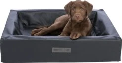 Trixie Orthopädisches Hundebett Remo Vital Kunstleder Schwarz
