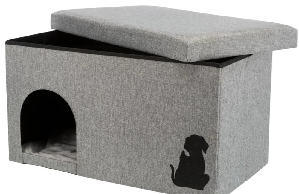 Trixie Höhle Kimy Für Hunde Und Katzen 72 X 40 X 40 Cm Hellgrau 3 Trixie Höhle Kimy Für Hunde Und Katzen 72 X 40 X 40 Cm Hellgrau – Bild 3