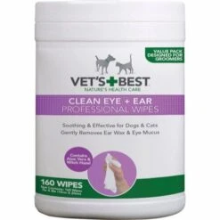 Vets Best Ohr- Und Augentuch 160 Stück.